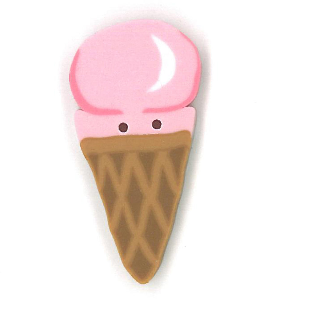 strawberry ice cream cone