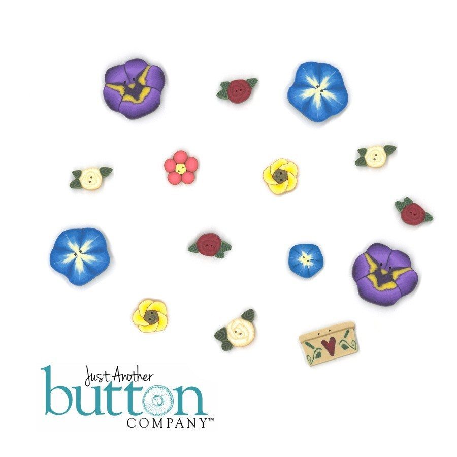 Just Another Button Company Bloomin Bag Button Pack