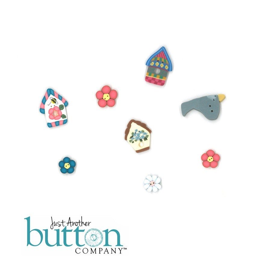 Just Another Button Company Spring Tree House Button Pack