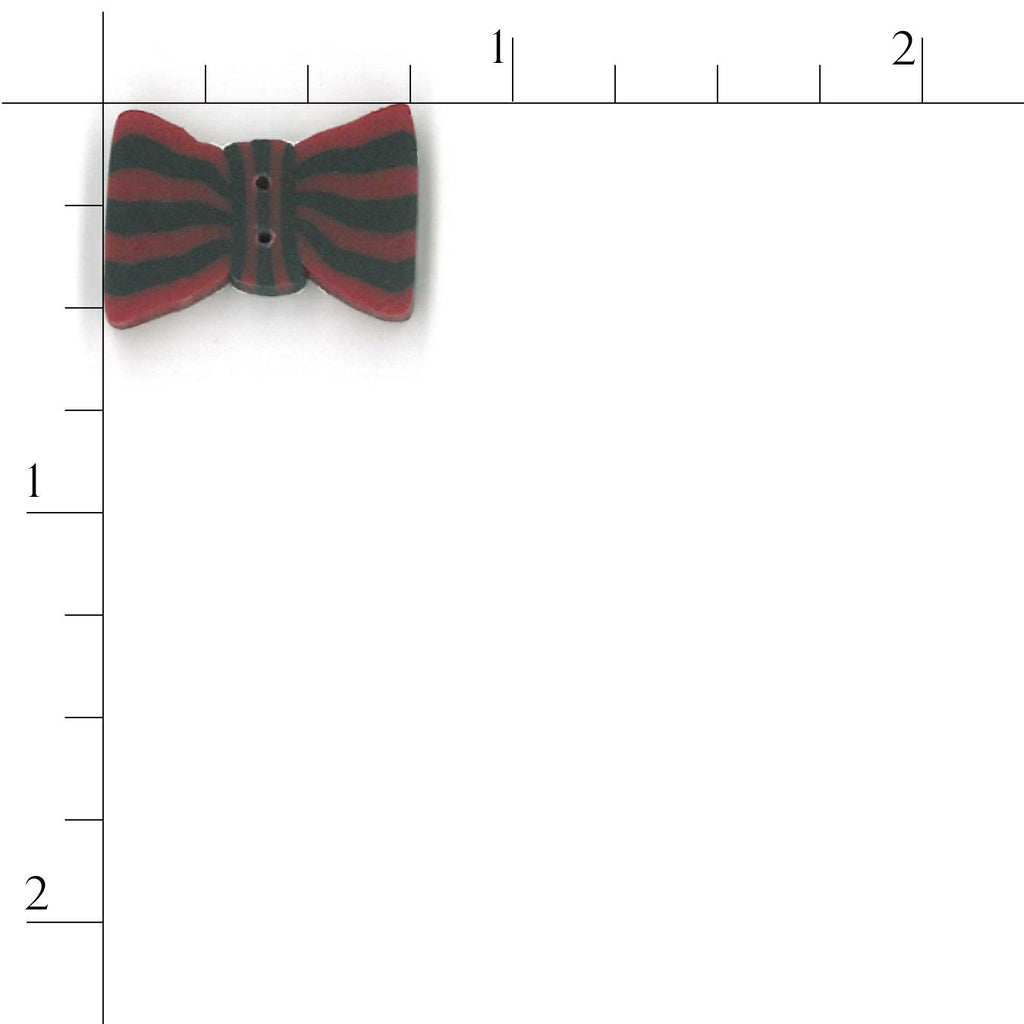 red stripe bow tie