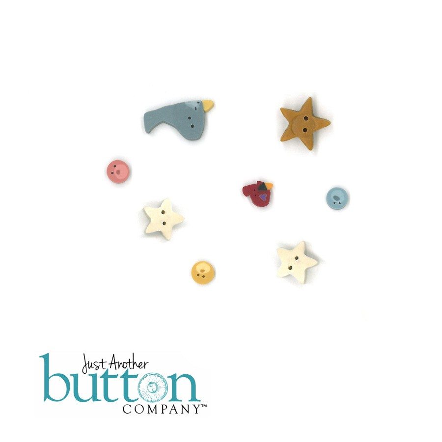 Just Another Button Company Blue Moon Button Pack