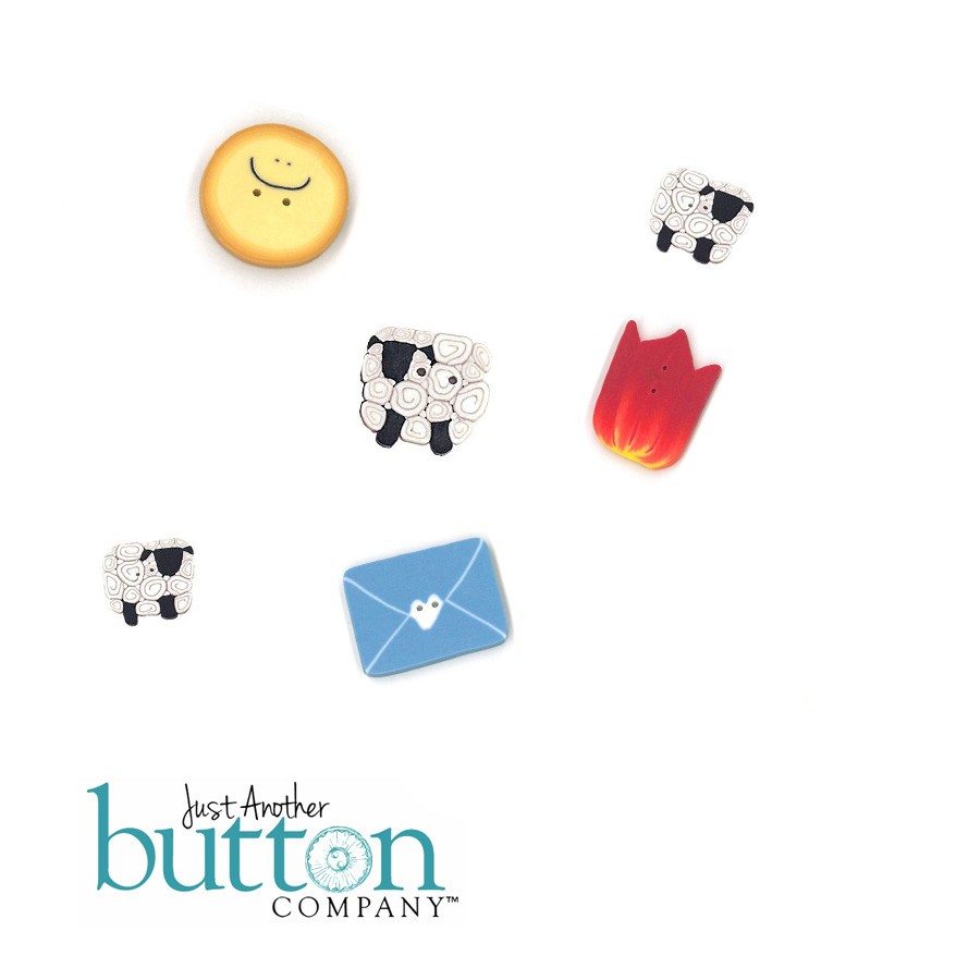 Just Another Button Company May/June Button Pack
