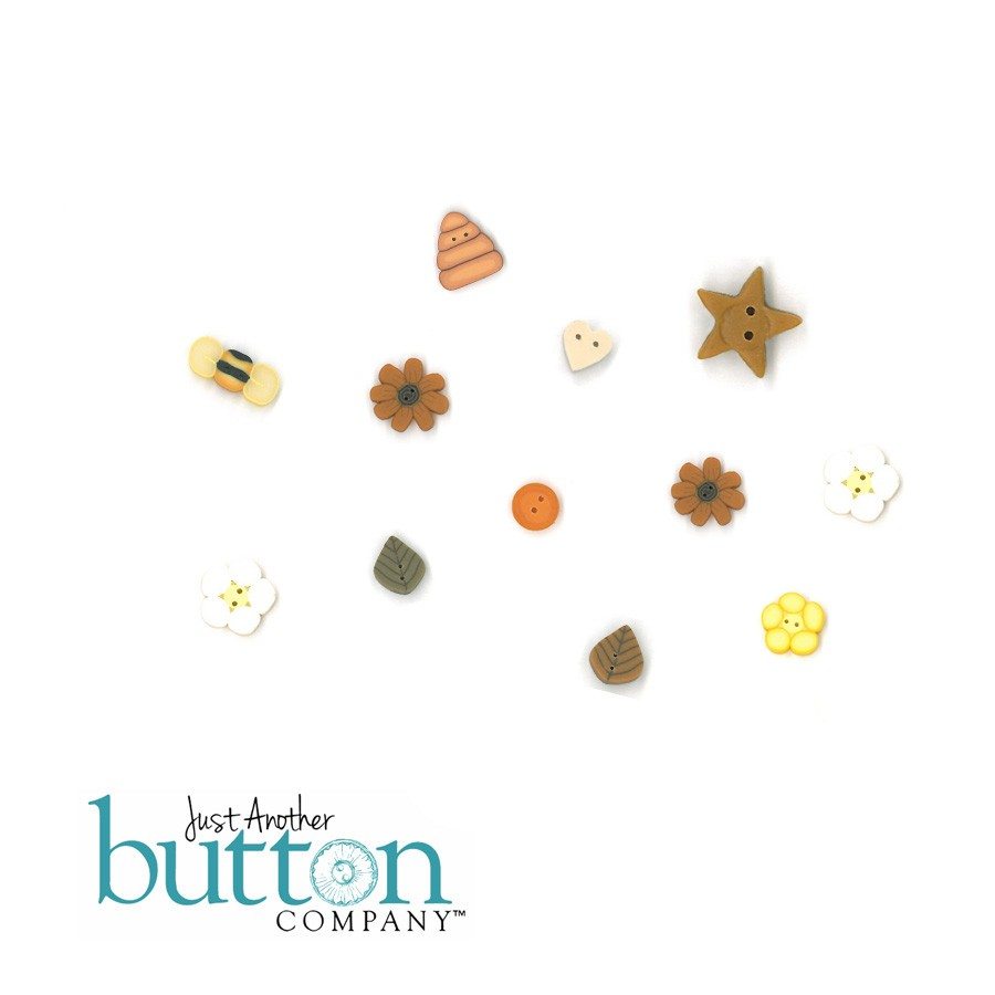 Just Another Button Company Bee Line Button Pack