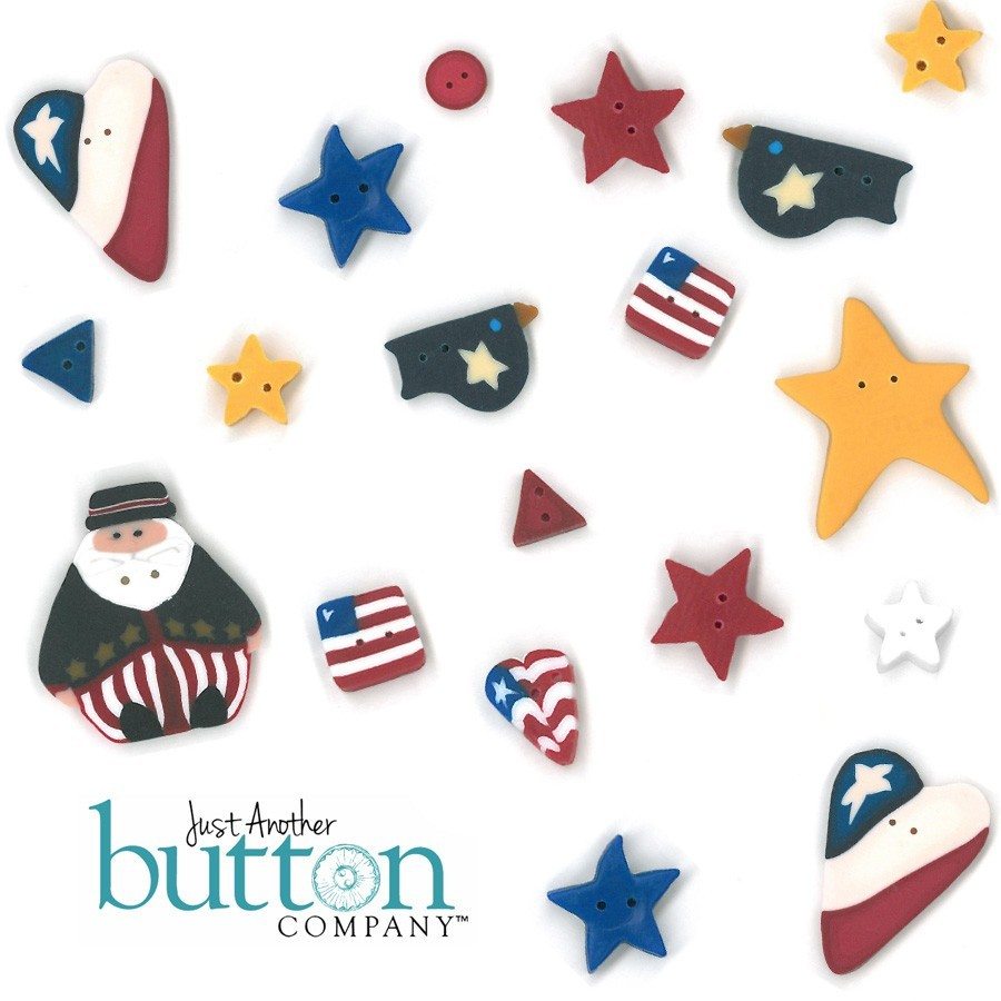 Stars and Stripes Row (includes button placement chart)