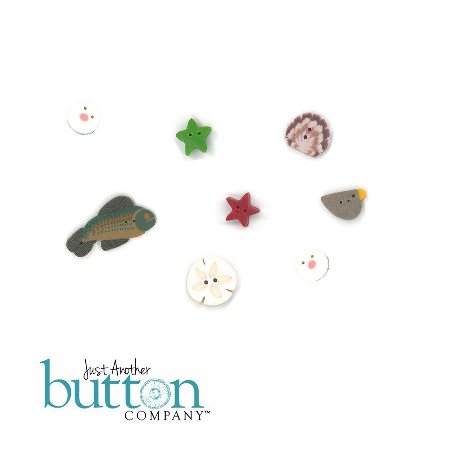 Just Another Button Company Nautical Fence Button Pack