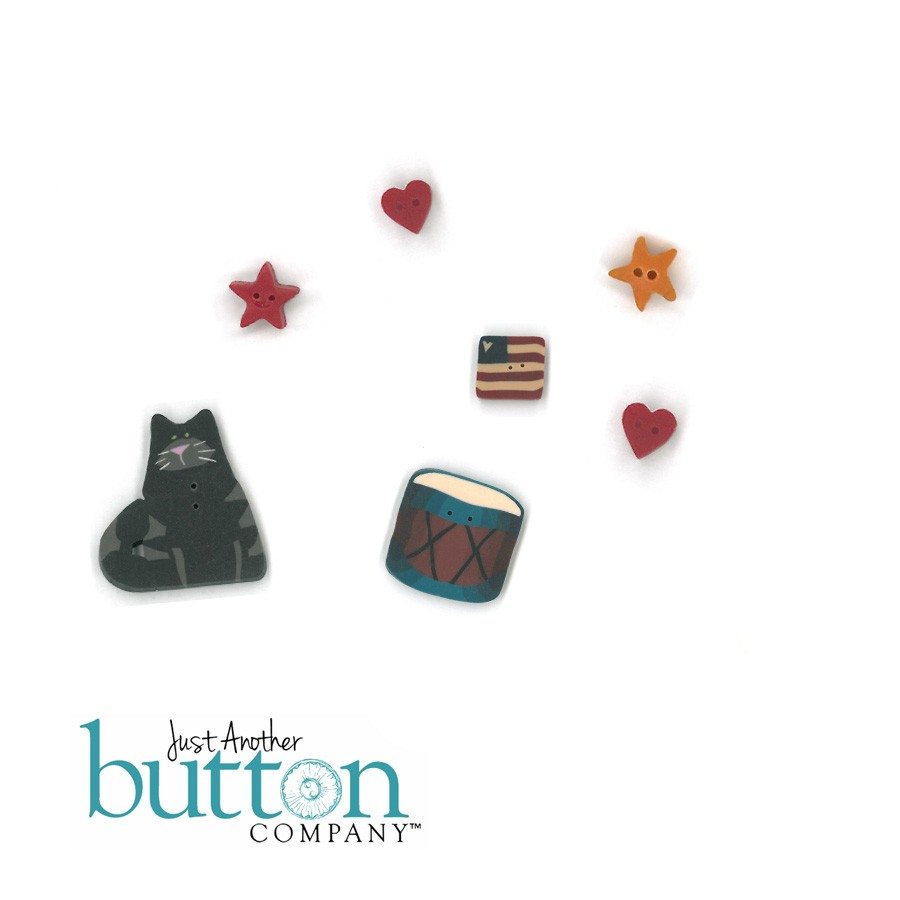 Just Another Button Company Liberty Fence Button Pack