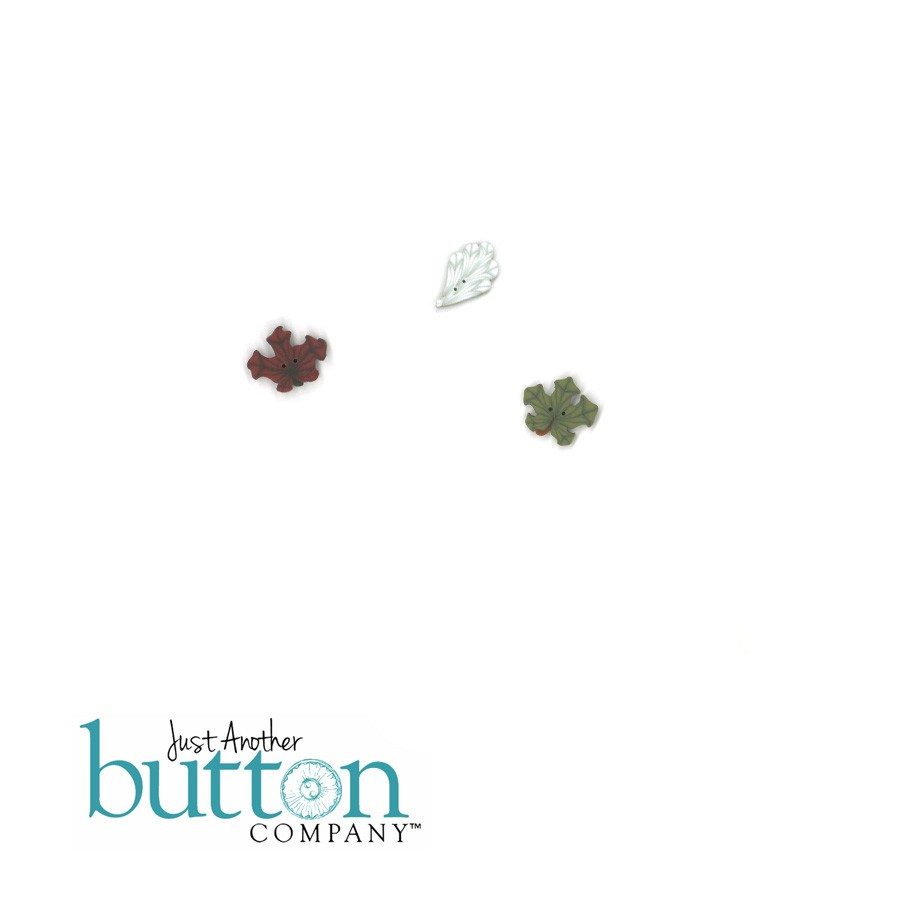 Just Another Button Company Six Leaves in a Row Button Pack