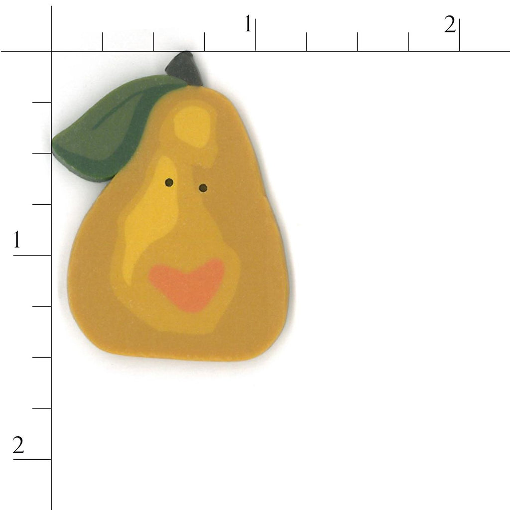 extra large leafy pear