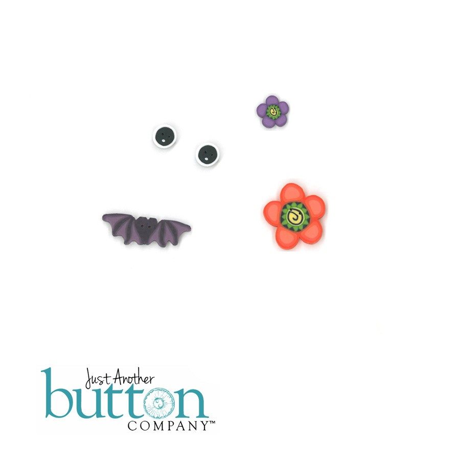 Just Another Button Company Halloweenbow Button Pack