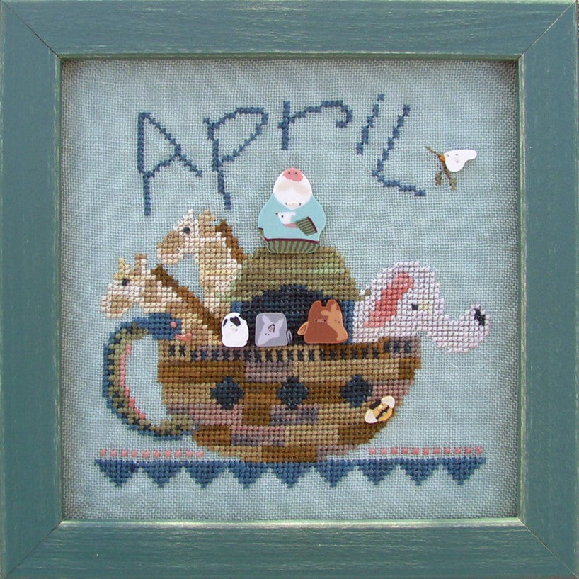 Tea Pot - April (includes free chart) – Just Another Button Company