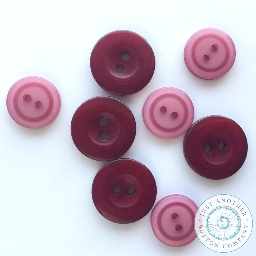 Just Another Button Company | Burgundy Snack Pack