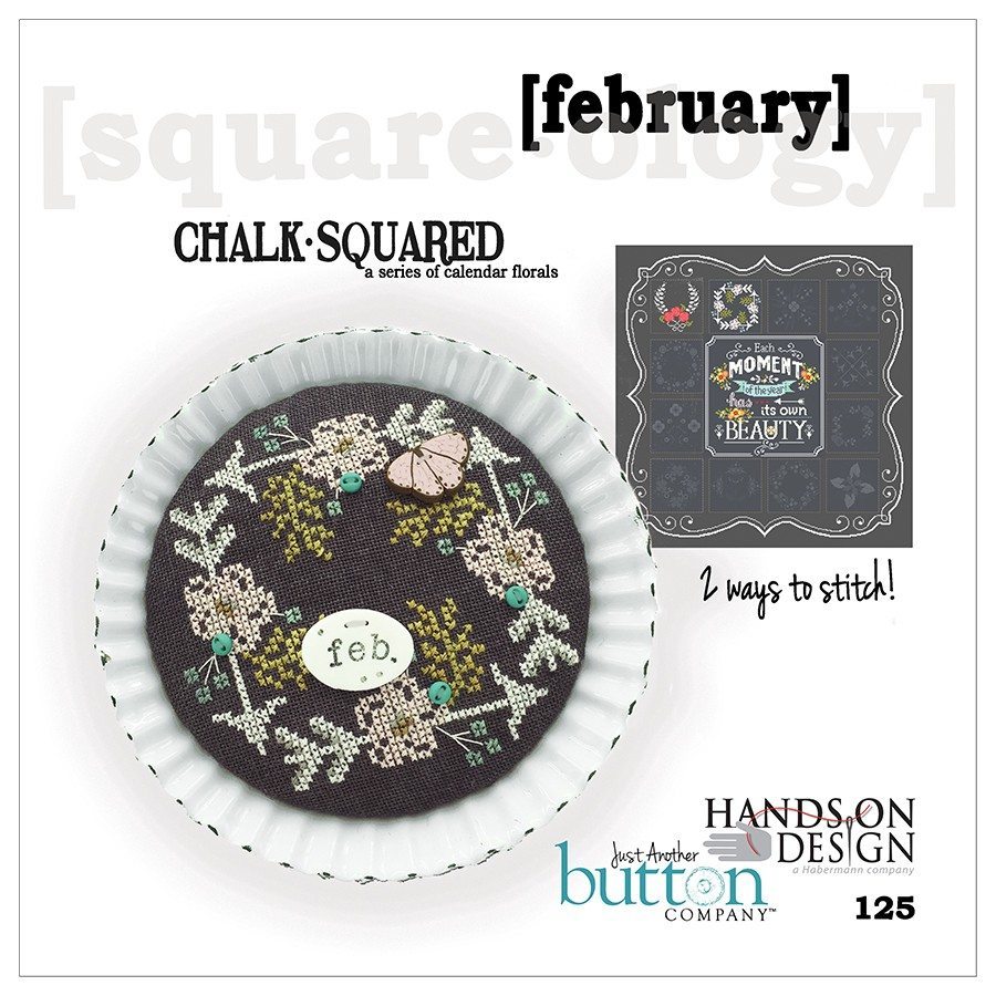JABC - Cross Stitch Patterns - Chalk Squared February
