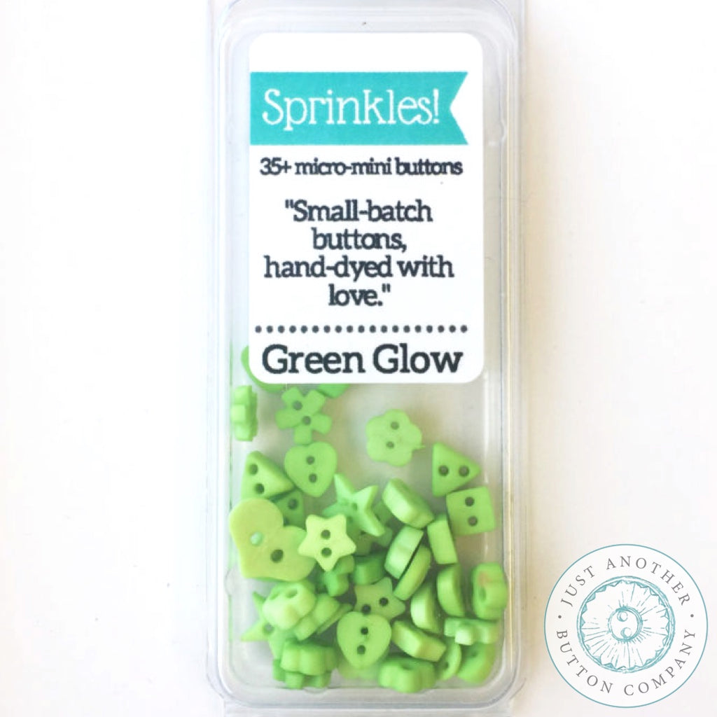 Just Another Button Company | Green Glow Sprinkles Pack