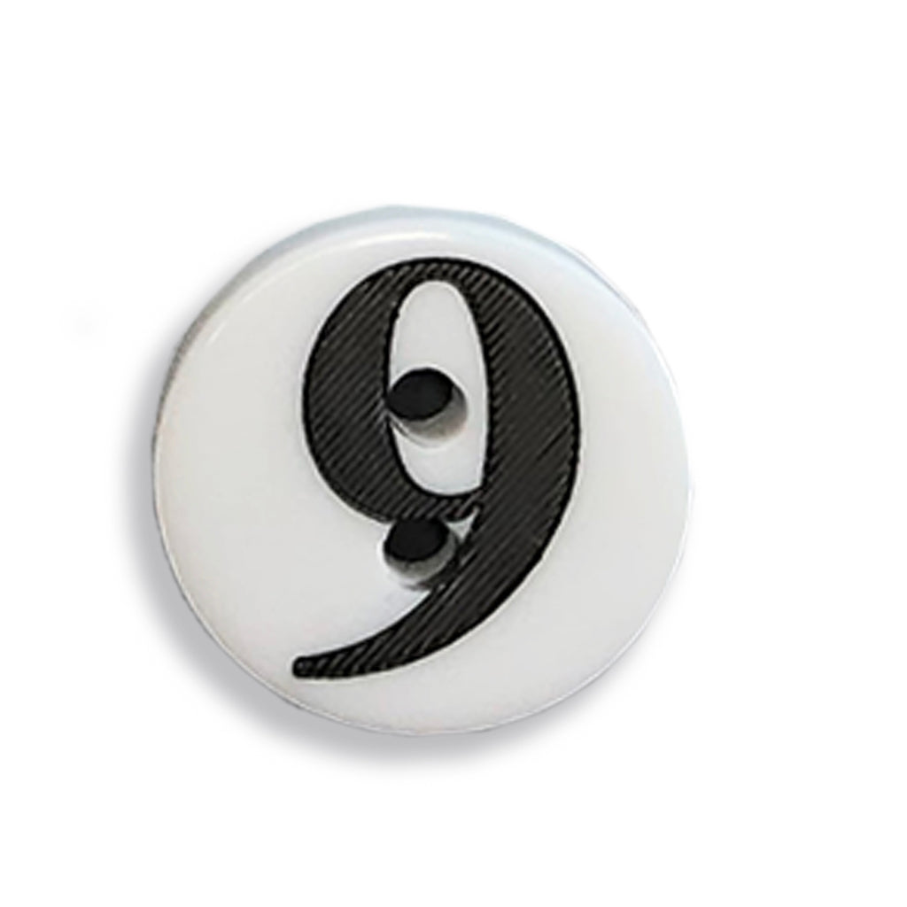 "9" Button (white)
