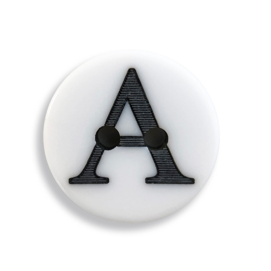 Hand-dyed Buttons: Alphabet – Just Another Button Company