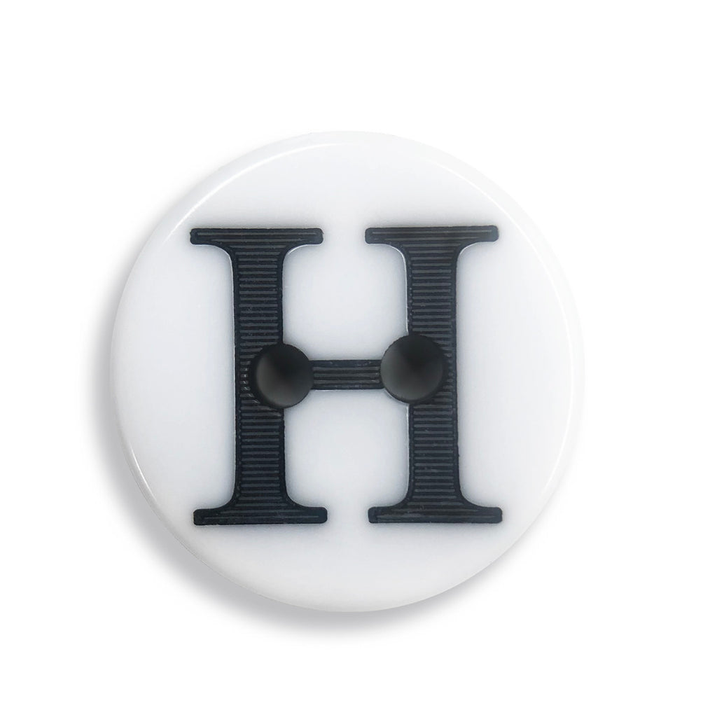 "H" Button (white)