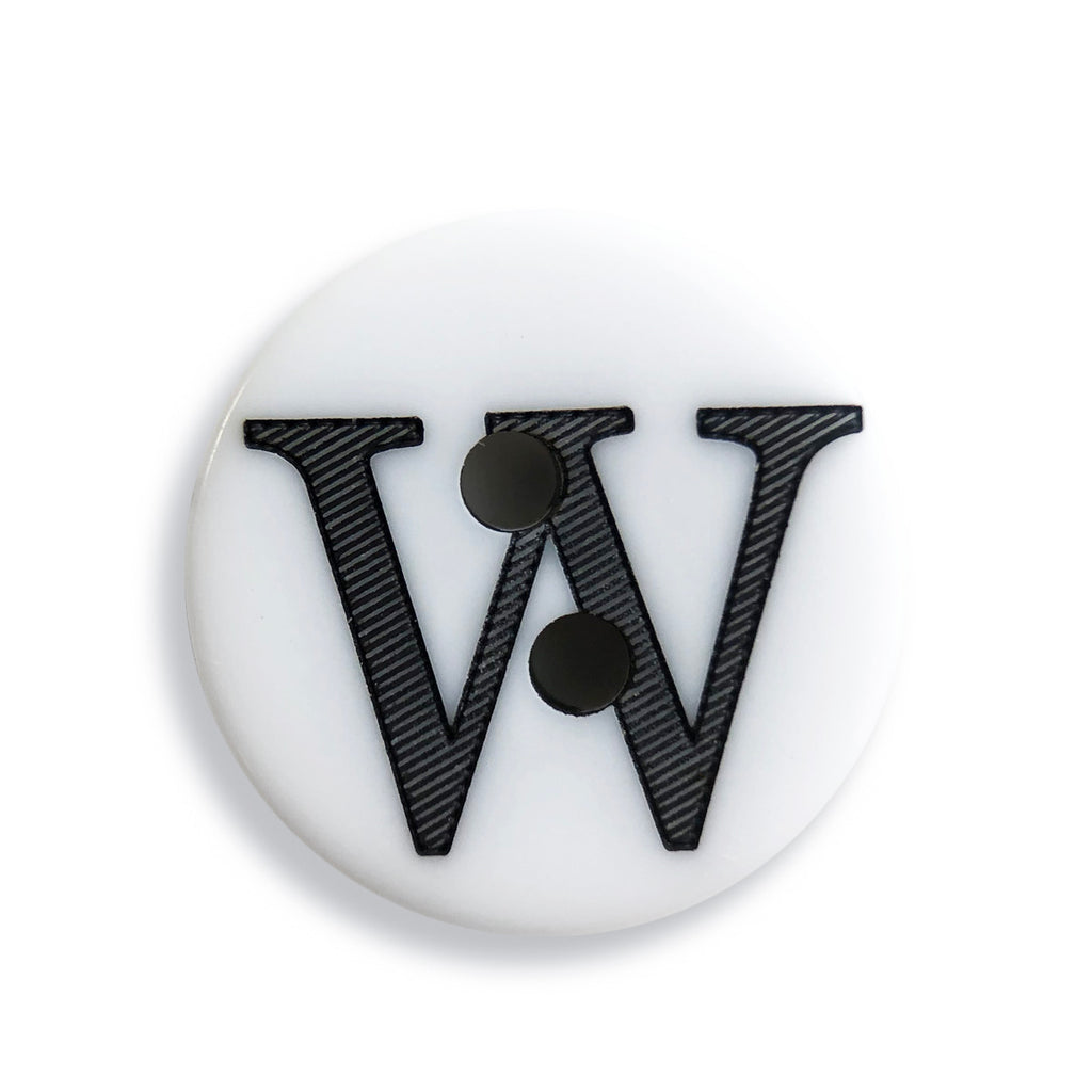 "W" Button (white)