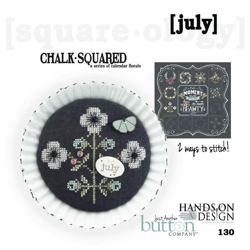 JABC - Cross Stitch Patterns - Chalk Squared July