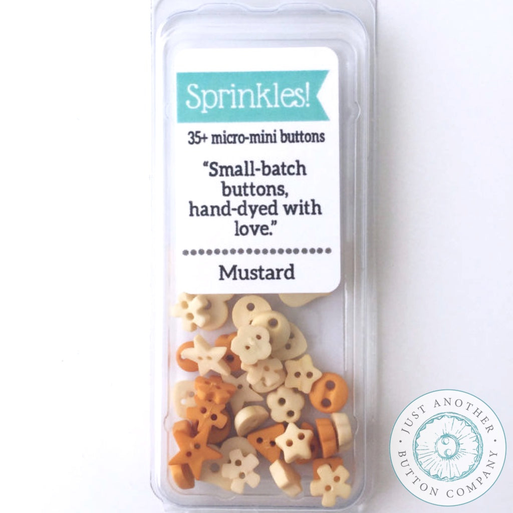 Just Another Button Company | Mustard Sprinkles Pack