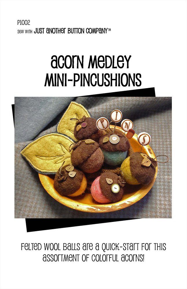 JABC - Pincushion Patterns - Acorn Medley