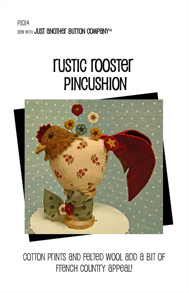 JABC - Pincushion Patterns - Rustic Rooster