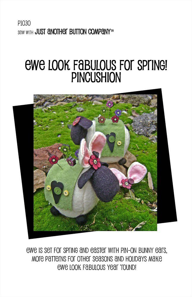 JABC - Pincushion Patterns - Ewe Look Fabulous for Spring
