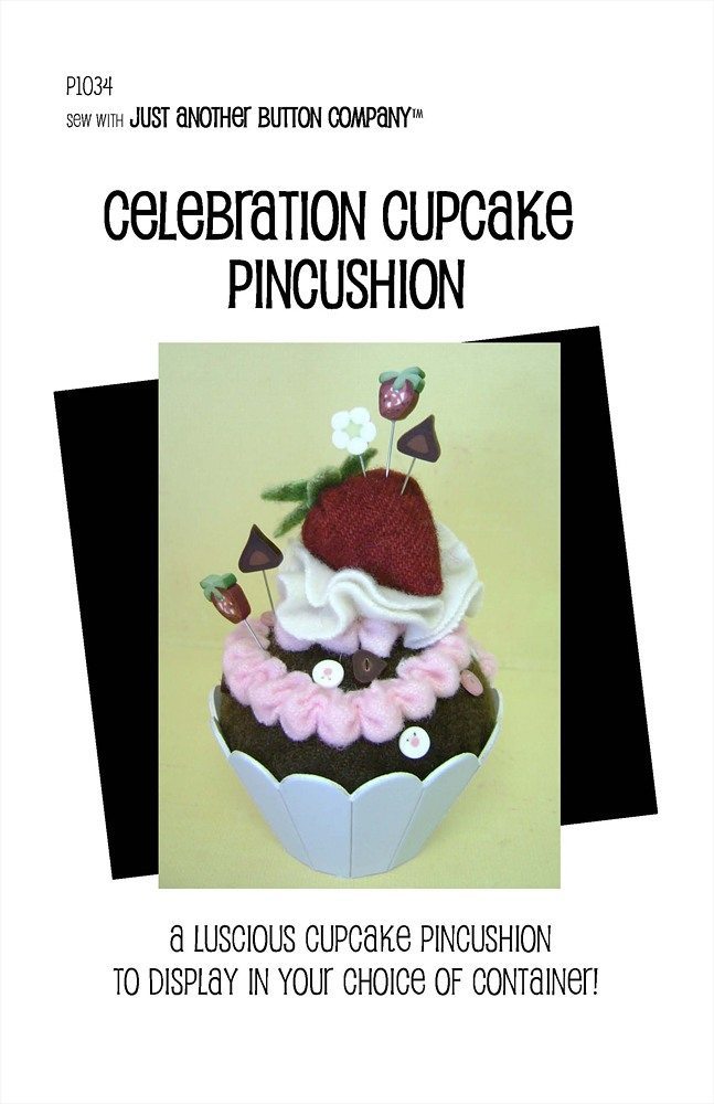 JABC - Pincushion Patterns - Celebration Cupcake
