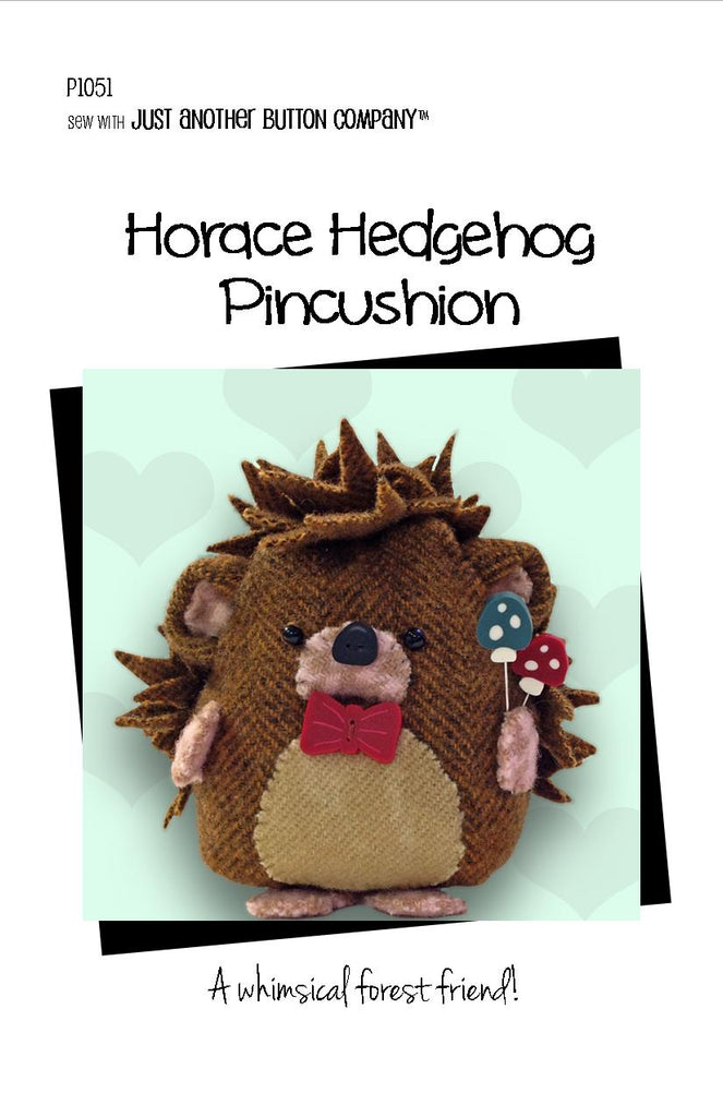 JABC - Pincushion Patterns - Horace Hedgehog