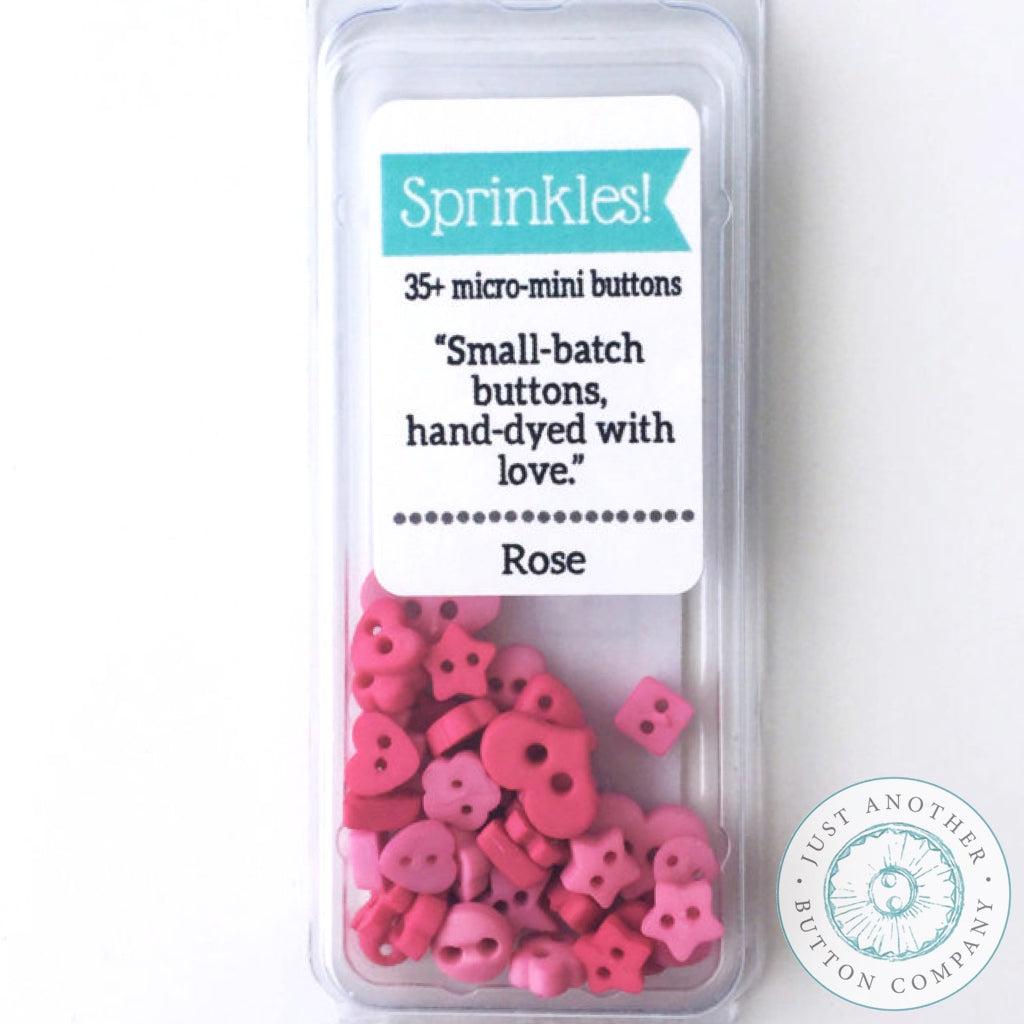 Just Another Button Company | Rose Sprinkles Pack