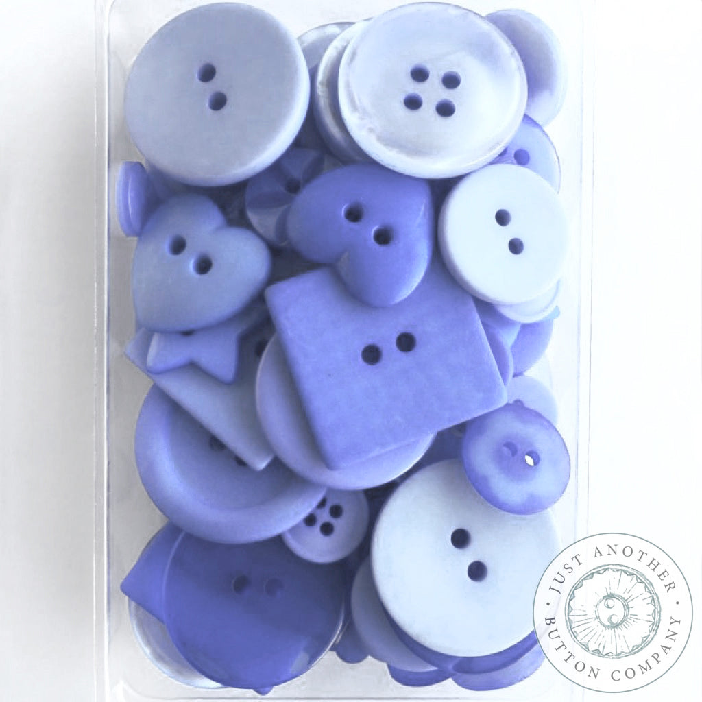 Hand-dyed Buttons: Packs by Color: Blue – Just Another Button Company