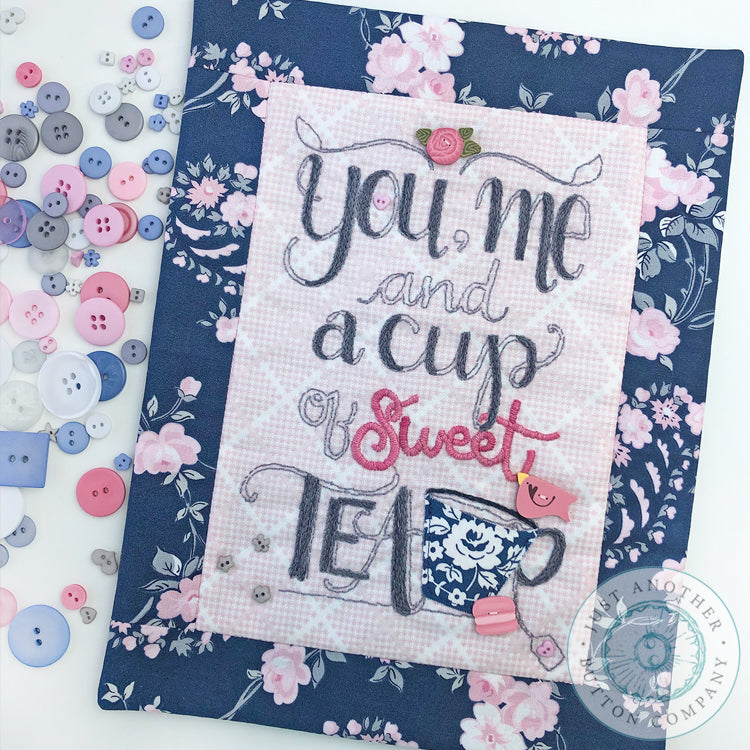 Sweet Tea Stitchery Pattern PDF – Just Another Button Company