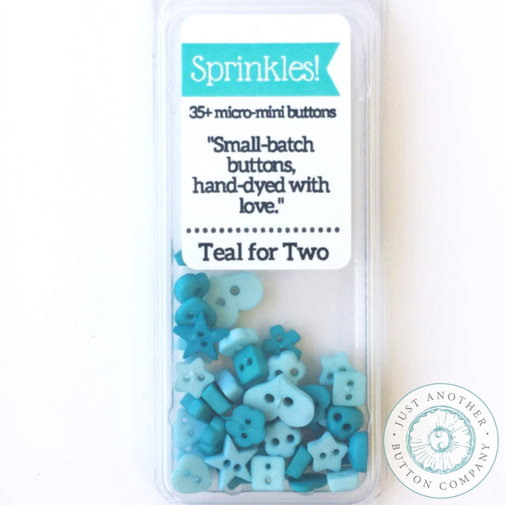 Just Another Button Company | Teal for Two Sprinkles Pack