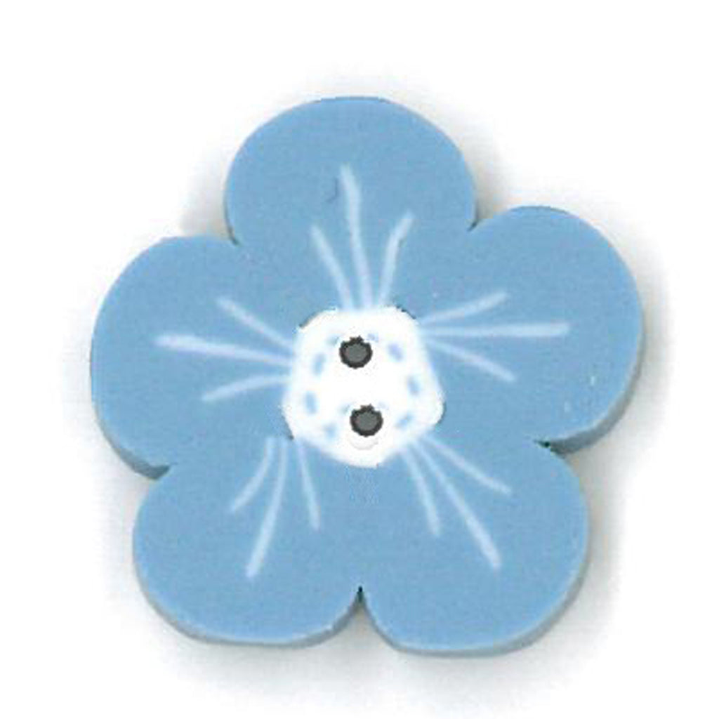 small geranium - blue & white