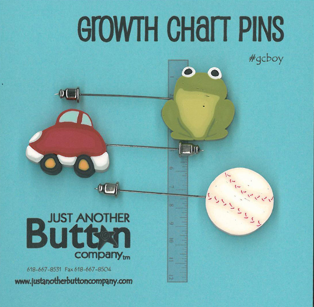 Growth Chart Pins ; Boy