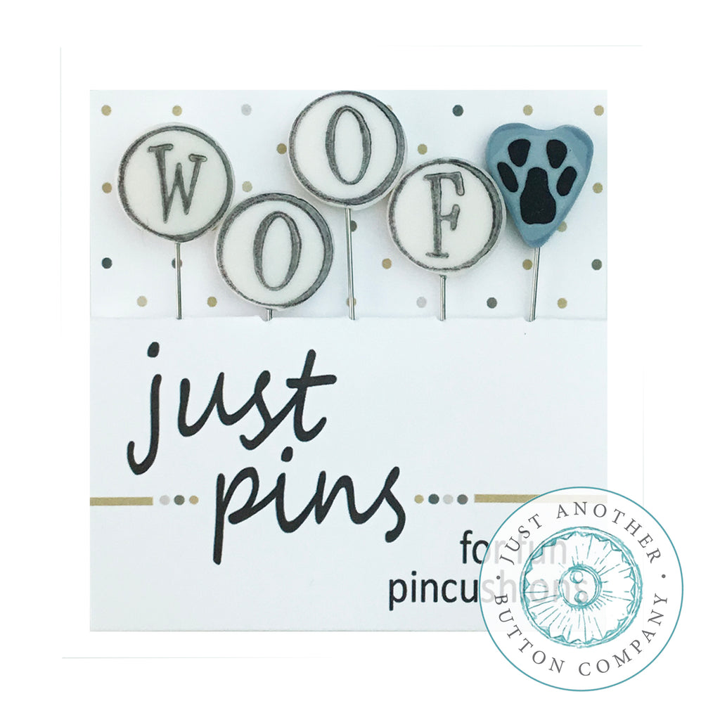 JABC - Just Pins - W is for Woof