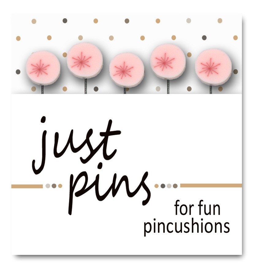 JABC - Just Pins - Just Red Sparkles on Pink