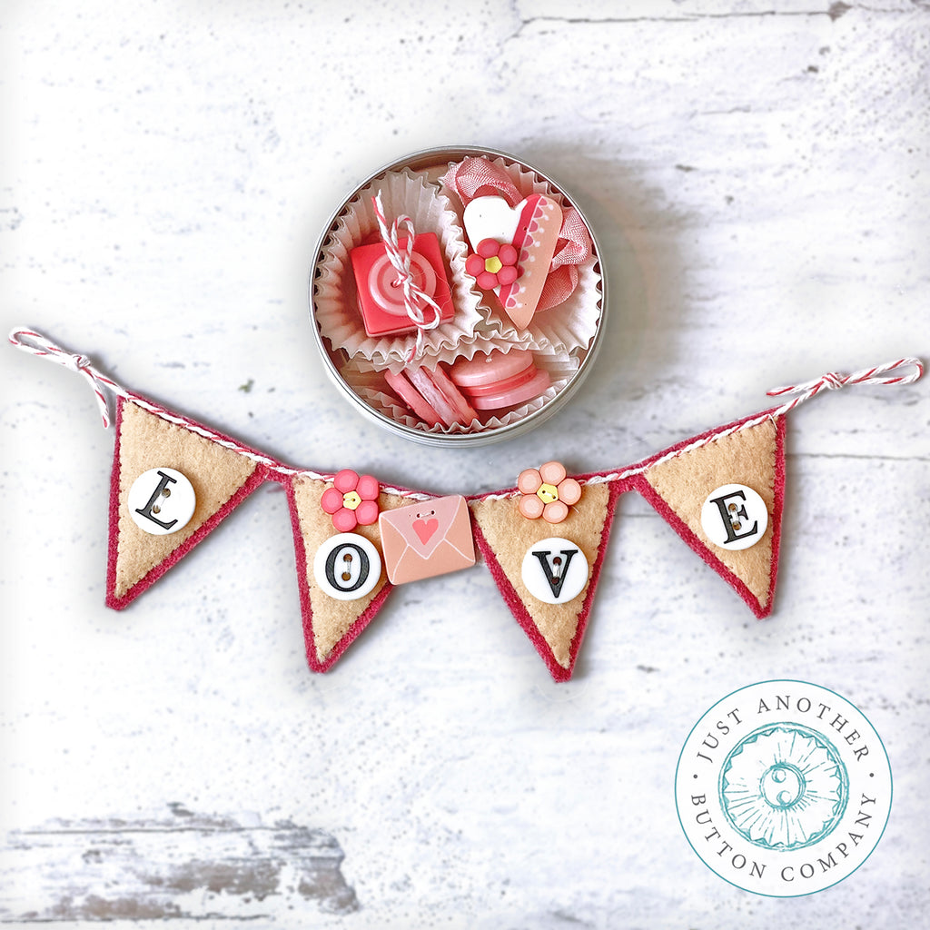 LOVE NOTES Pennant Banner - PDF Pattern