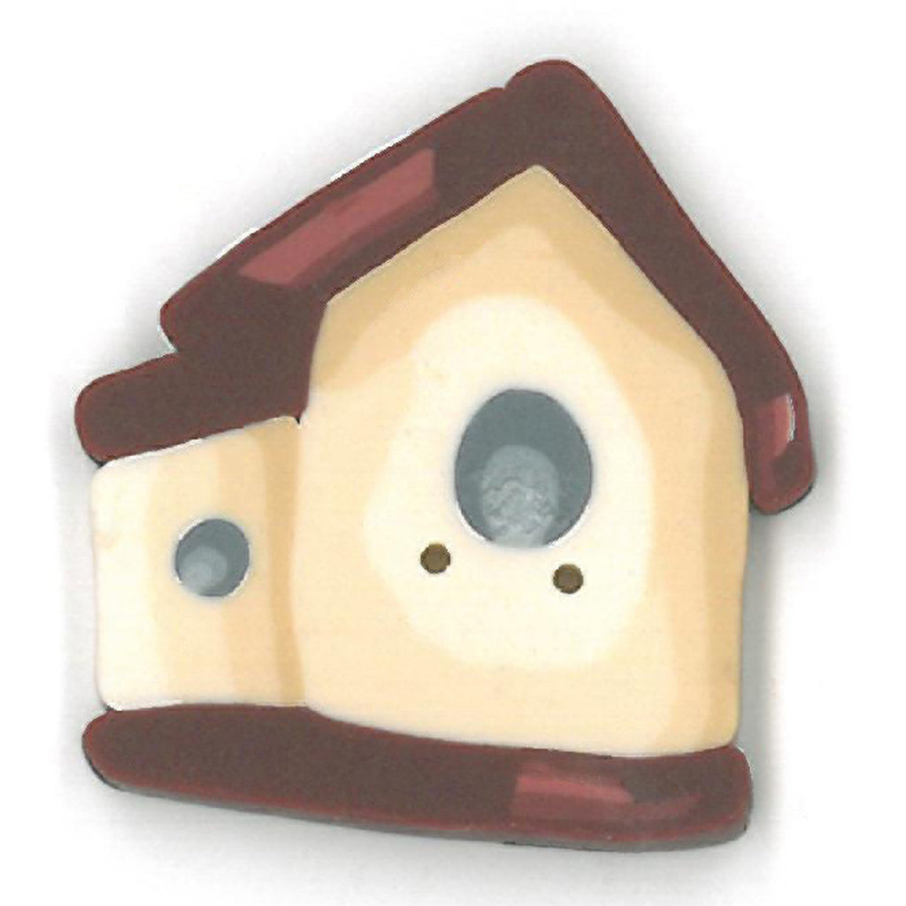 large red roof birdhouse