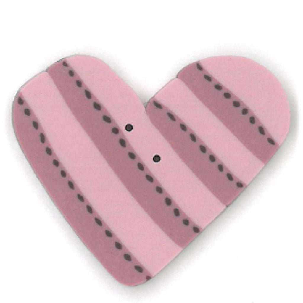 pink striped heart