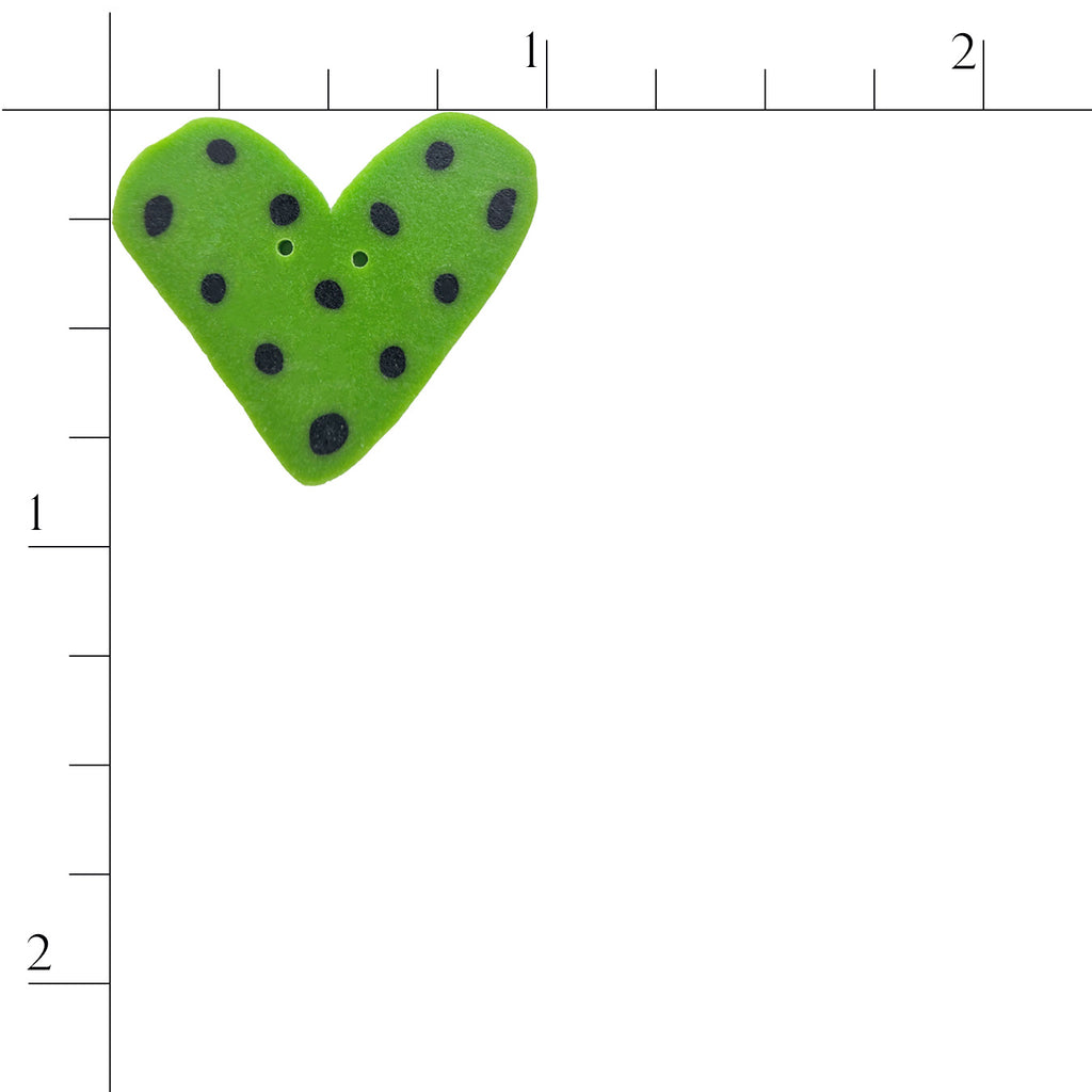 green dot heart
