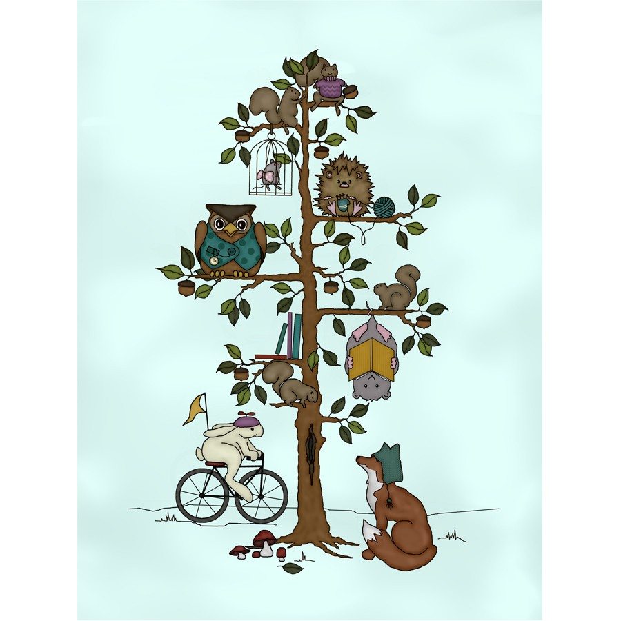 Woodland Whimsy Canvas Panel